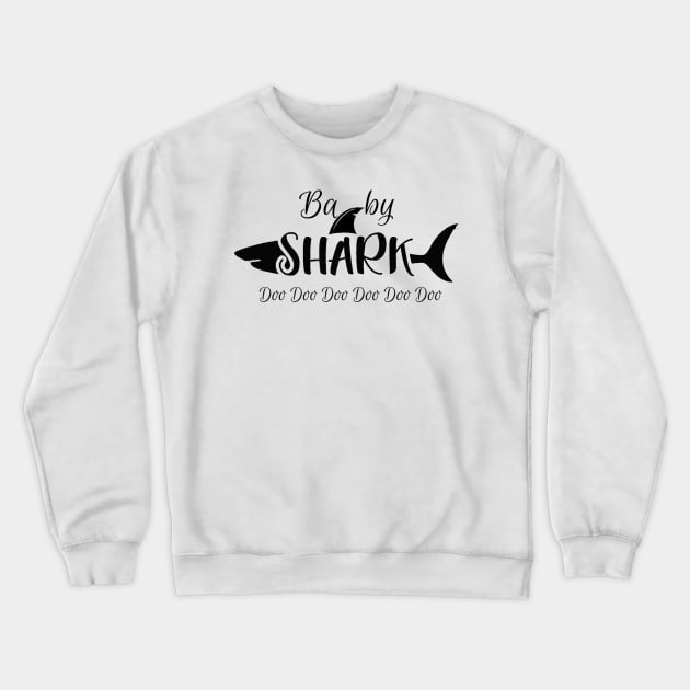 baby shark Crewneck Sweatshirt by yinon-h